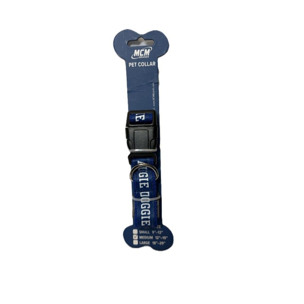 Augustana College Dog Collar Medium Blue NCAA Adjustable Pet Collar NWT